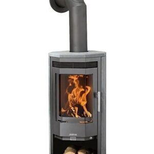 Kaminofen Justus Usedom 5 D – 5,5 kW, Dauerbrandofen mit Automatik & Prismascheibe