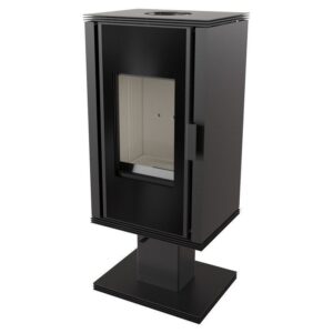 Kaminofen KOZA Enyo Flat 03 – 6 kW, drehbar, modern & effizient