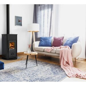 La Nordica Kaminofen 6,6 kW – Industrie-Design mit Kochplatte
