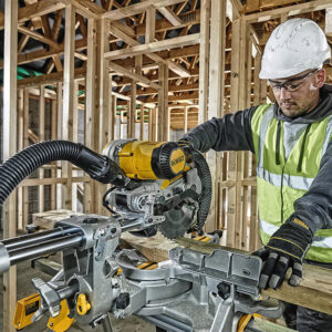 DeWALT DWS727-QS 1600W 250mm Durchmesser Radial-Kapp- und Gehrungssäge